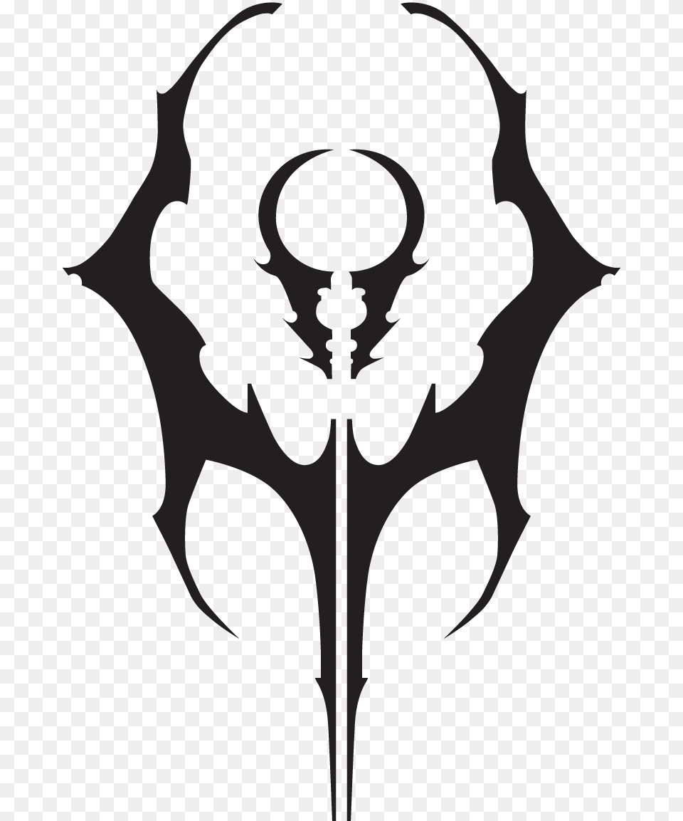 Mandalorian Symbol Legacy Of Kain Symbol, Stencil, Person, Weapon Free Png Download