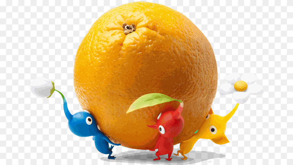 Mandarin Orange Pikmin Fruit, Citrus Fruit, Food, Plant, Produce Free Transparent Png