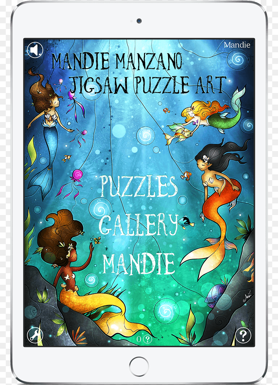 Mandie Manzano Puzzle Art App Smartphone, Publication, Book, Adult, Person Free Png Download