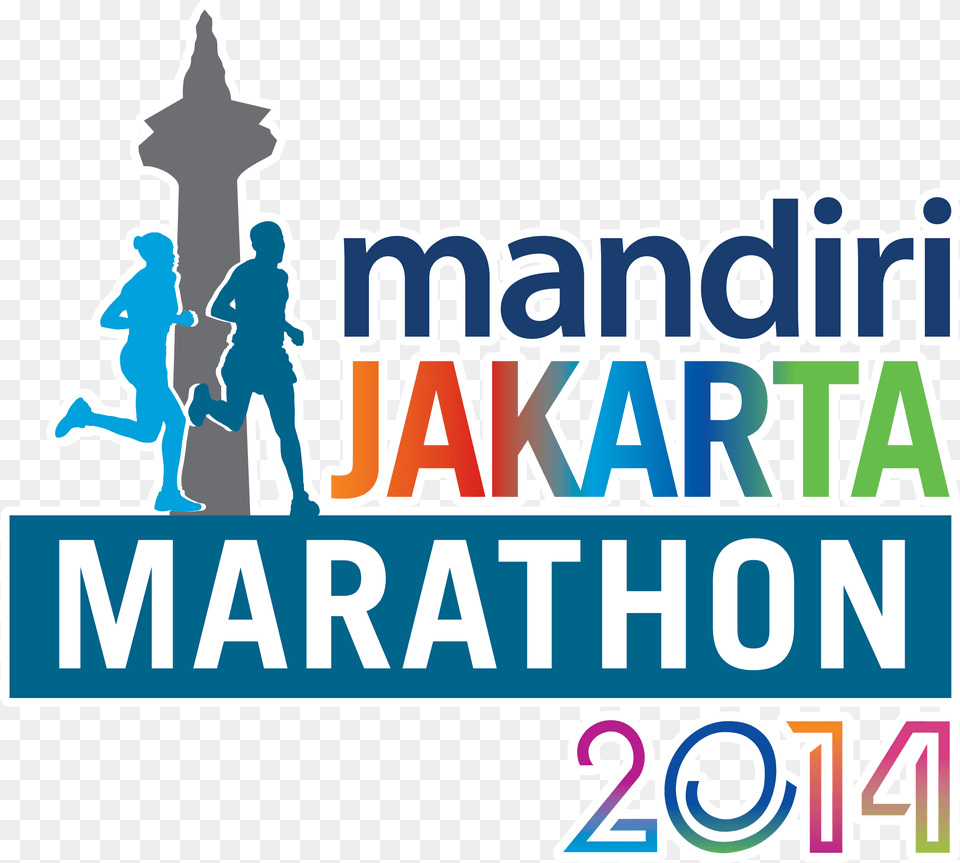 Mandiri Jakarta Marathon Logo Mandiri Jakarta Marathon 2015, Adult, Male, Man, People Free Transparent Png