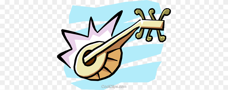 Mandolin Royalty Vector Clip Art Illustration, Lute, Musical Instrument, Animal, Fish Free Png Download