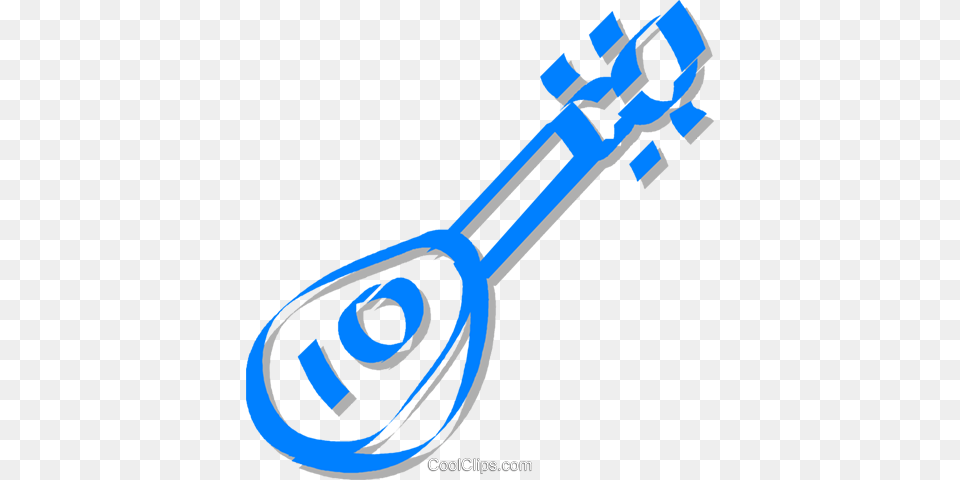 Mandolins Royalty Vector Clip Art Illustration, Cutlery, Spoon, Fork, Smoke Pipe Free Transparent Png