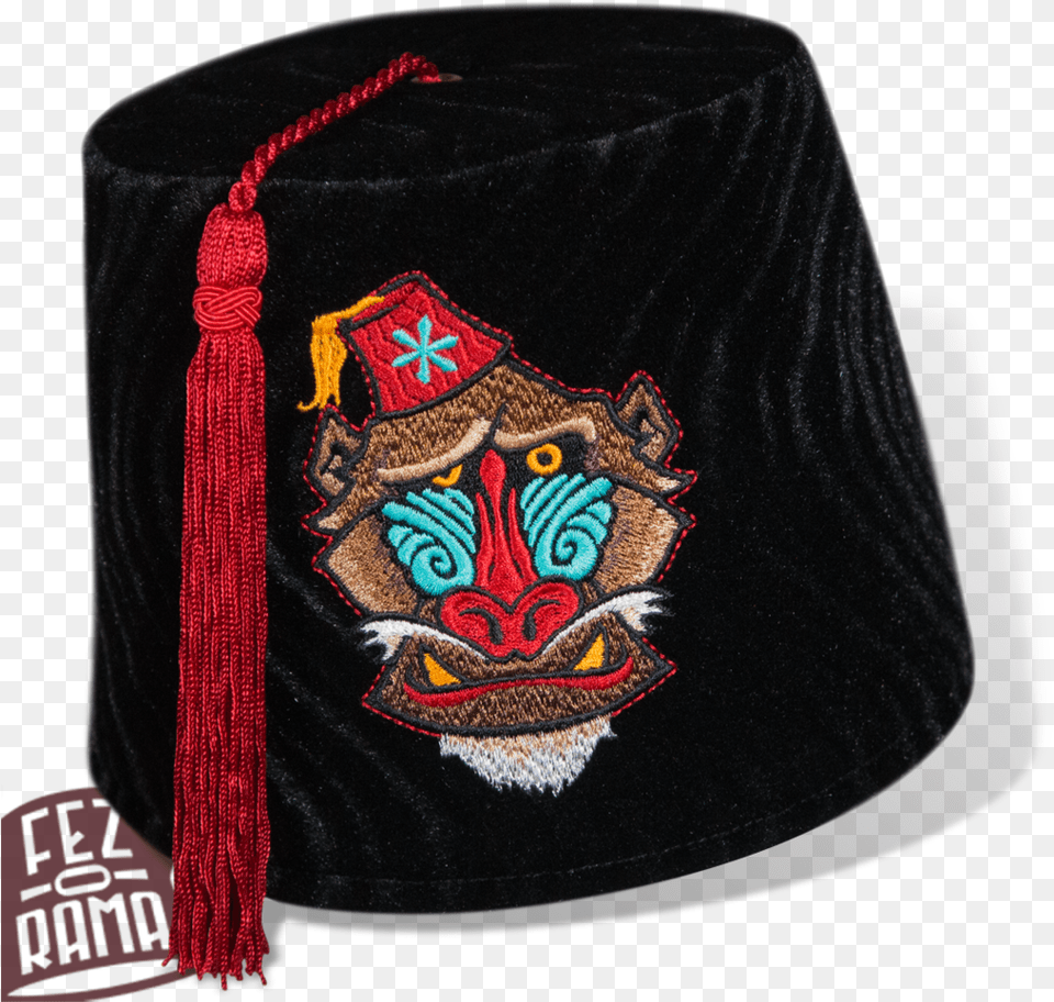 Mandrill Fez Mask, Clothing, Hat, Cap, Accessories Free Png Download