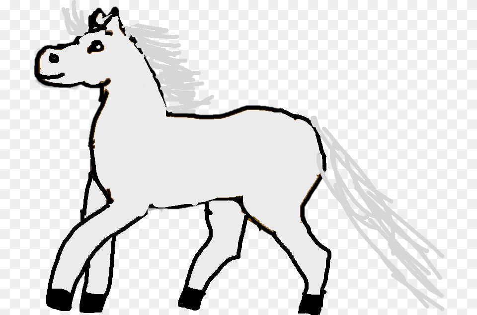 Mane, Stencil, Animal, Colt Horse, Horse Free Transparent Png