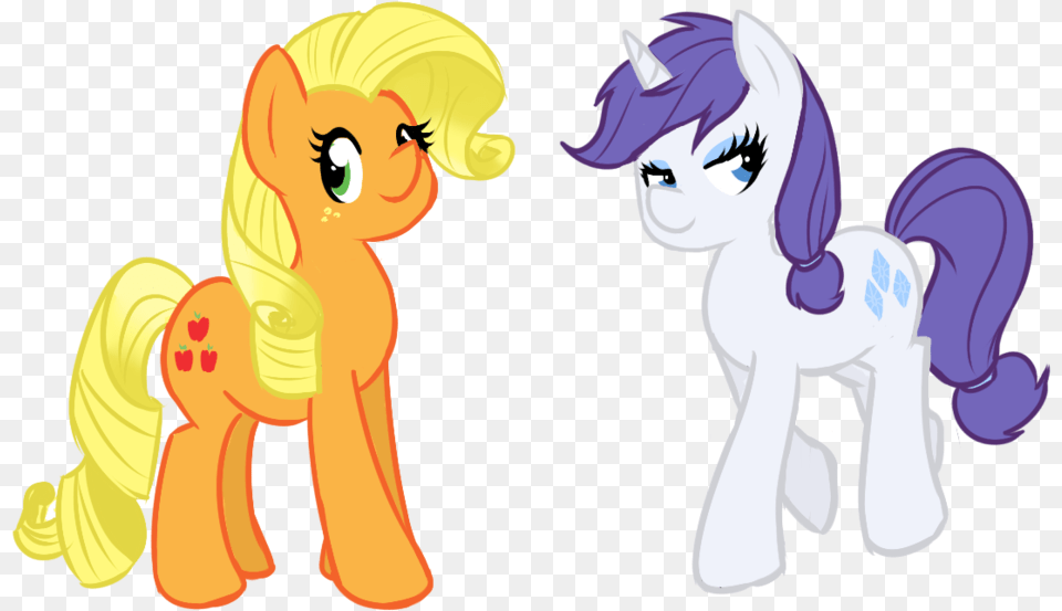Mane Swapped And By Shadowkixx Mlp Applejack And Rarity Kids, Book, Comics, Publication, Baby Free Png Download