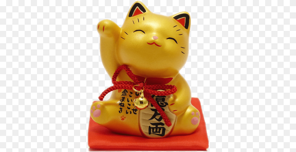 Maneki Neko Transparent Manekineko, Figurine, Birthday Cake, Cake, Cream Png Image