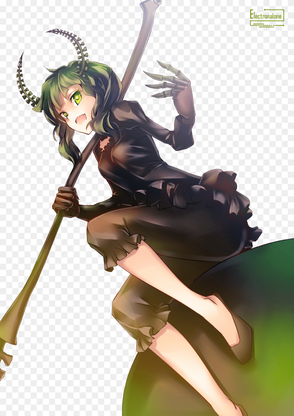 Manga Fille Cheveux Vert, Book, Publication, Comics, Adult Free Png