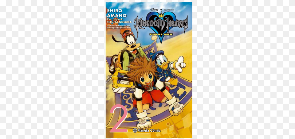 Manga Kingdom Hearts Final Mix Planeta 02 Kingdom Hearts The Book, Comics, Publication Free Png Download