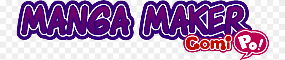 Manga Maker Comipo Manga Maker Comipo Logo, Purple, Light Png