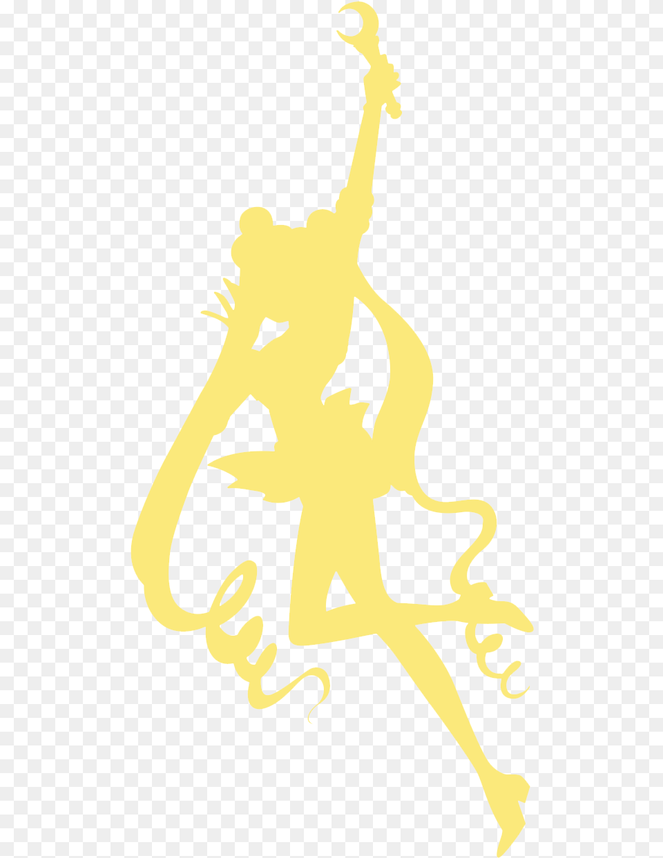 Manga Style Sailor Moon Sailor Moon Silhouette, Stencil, Person Free Png