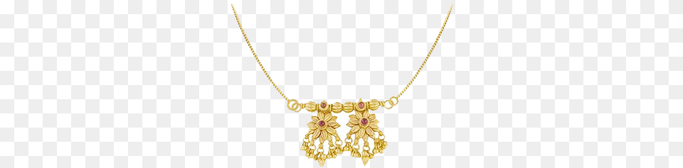 Mangalsutra With Floral Design Necklace, Accessories, Jewelry, Pendant Free Transparent Png
