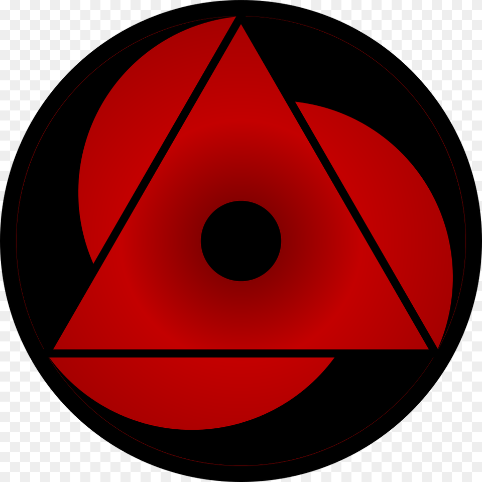 Mangekyou Sharingan Baru, Triangle, Disk Free Png Download