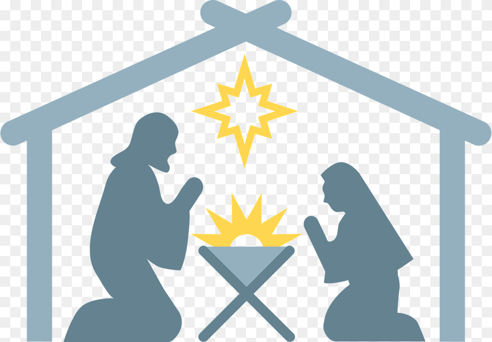 Manger Clipart, Person, Star Symbol, Symbol, Outdoors Png