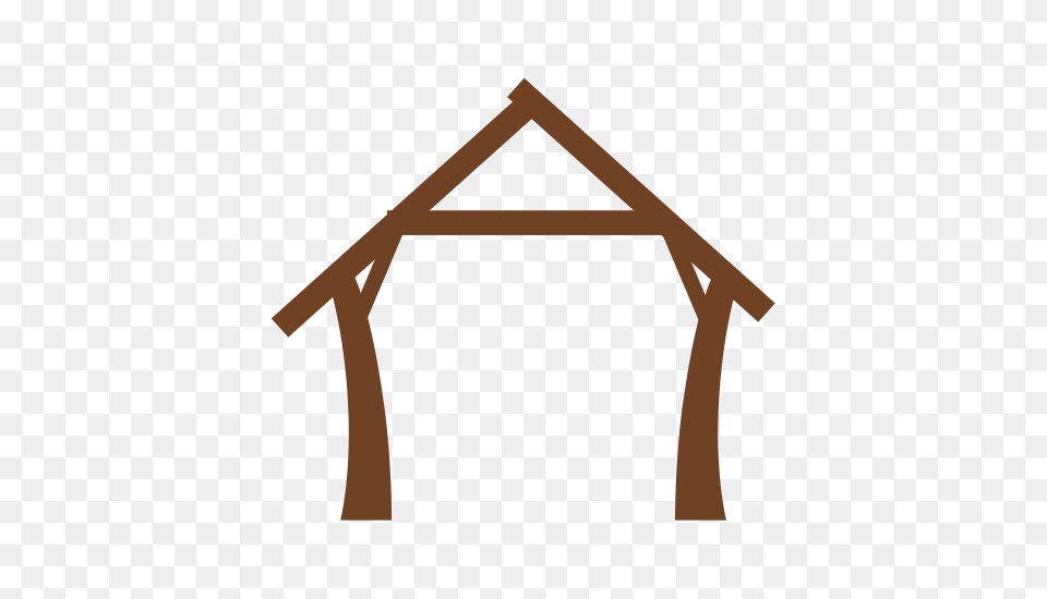 Manger House Icon, Outdoors, Architecture, Building, Shelter Png Image