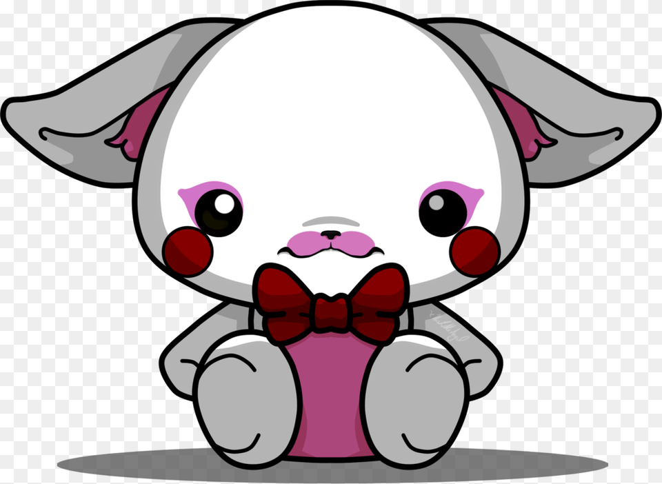 Mangle Chibi Fnaf Cute Mangle, Plush, Toy, Formal Wear, Accessories Png Image