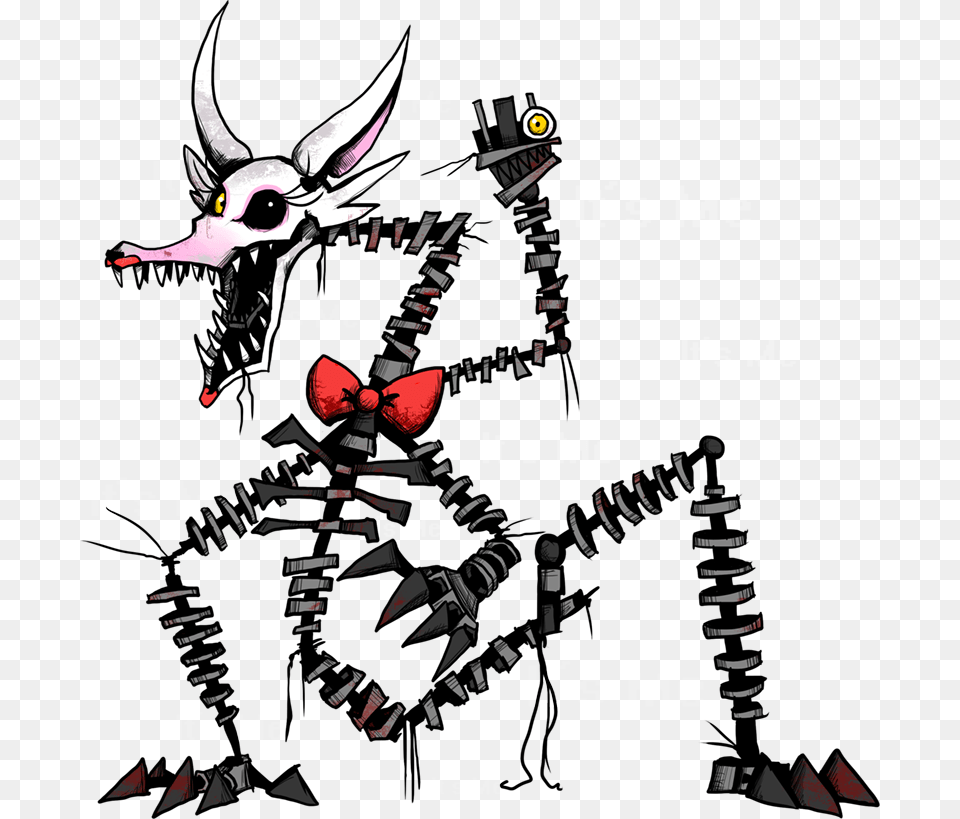 Mangle Five Nights At Freddy S Drawing Mango Five Nights At Freddy39s Game, Book, Comics, Publication, Baby Free Png Download