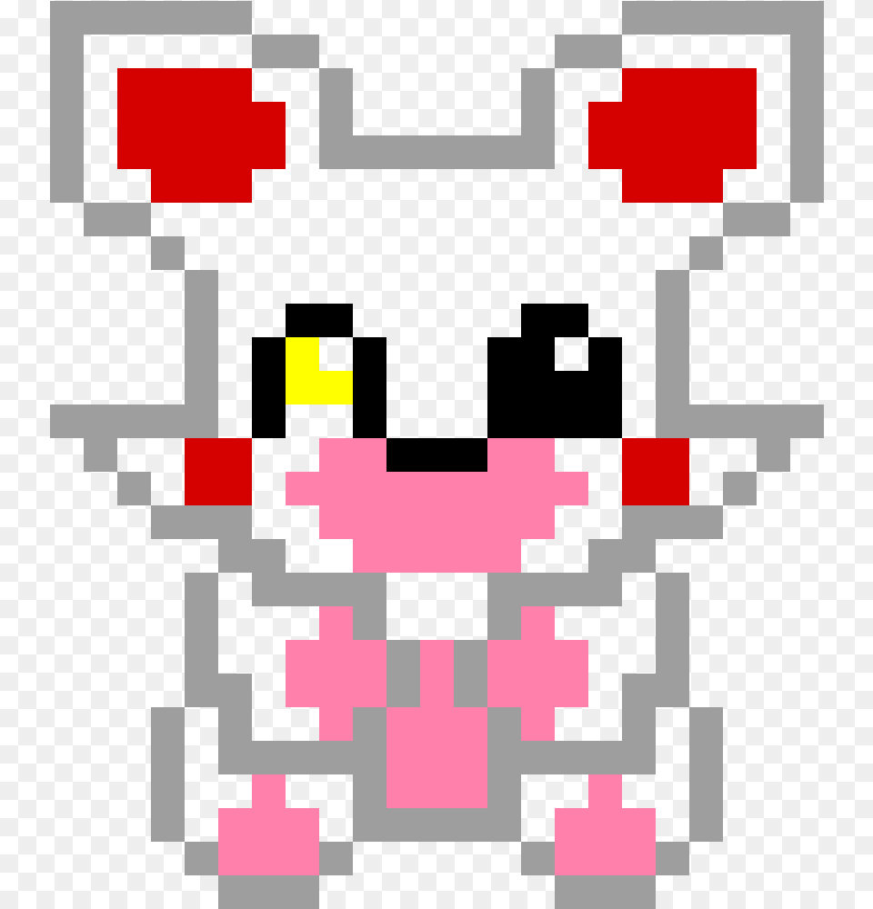 Mangle From Fnaf Pixel Art Five Nights At, First Aid Free Png