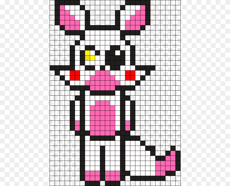 Mangle Perler Bead Pattern Bead Sprite Minecraft Mangle Pixel Art Png