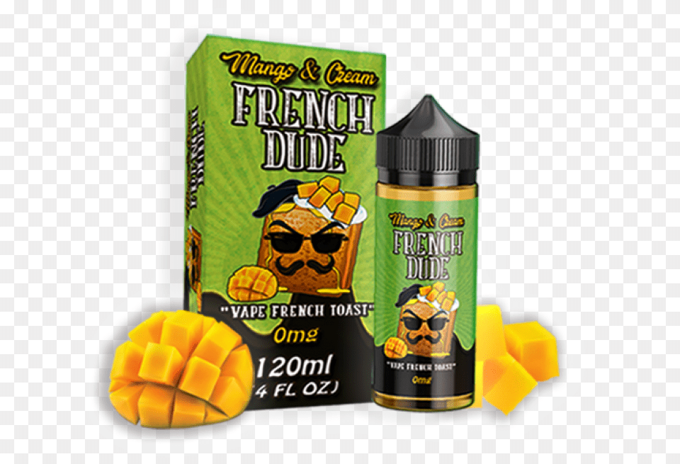 Mango Amp Cream French Dude 120ml By Vape Breakfast, Food, Fruit, Produce, Plant Free Transparent Png