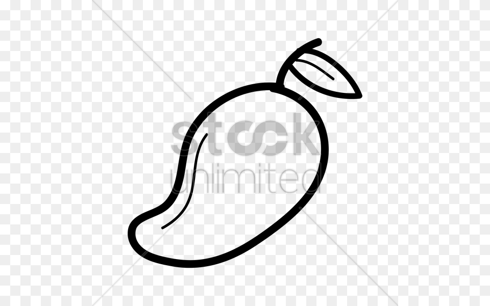 Mango Black And White Clipart Black And White Mango Clip, Lighting, People, Person Free Png Download