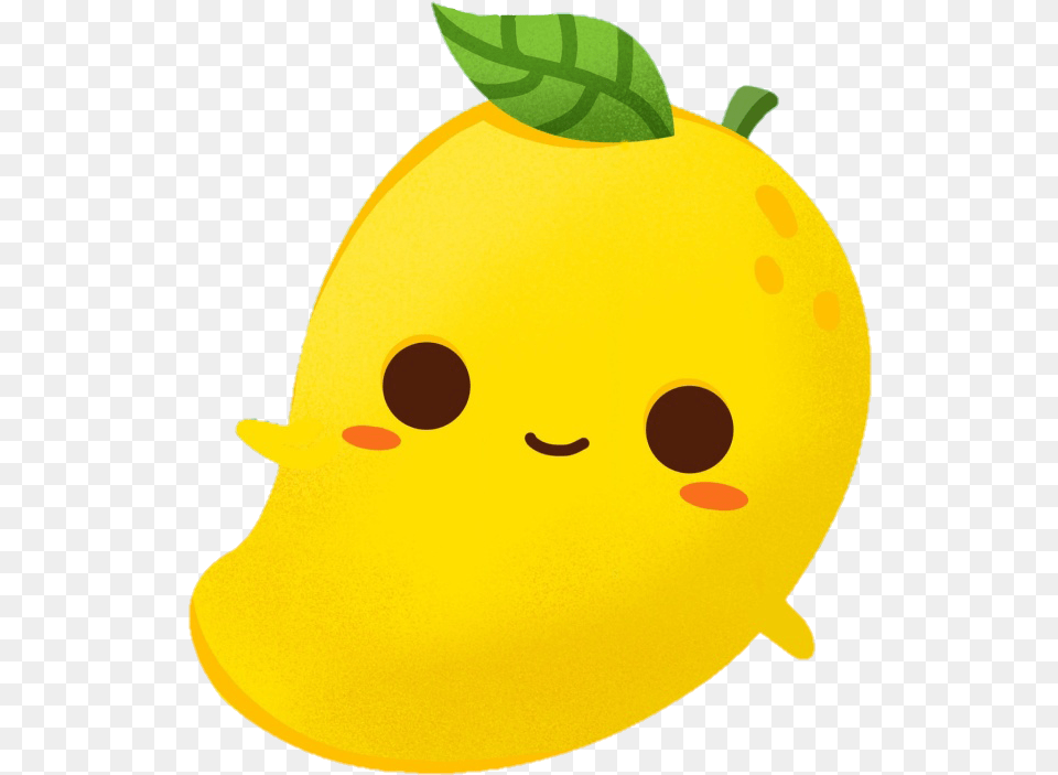 Mango Cartoon Cute Mango Clipart, Food, Fruit, Plant, Produce Free Transparent Png