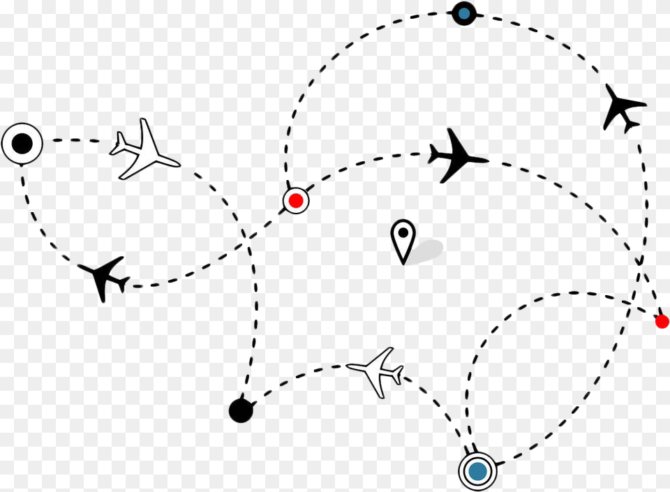 Mango Clipart Dotted Flight Path, Art, Nature, Night, Outdoors Free Png Download