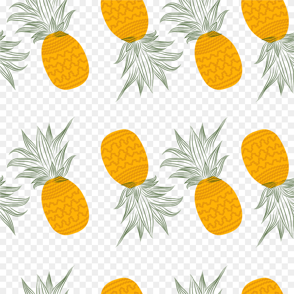 Mango Clipart Pineaaple Pineapple Background, Food, Fruit, Plant, Produce Png Image