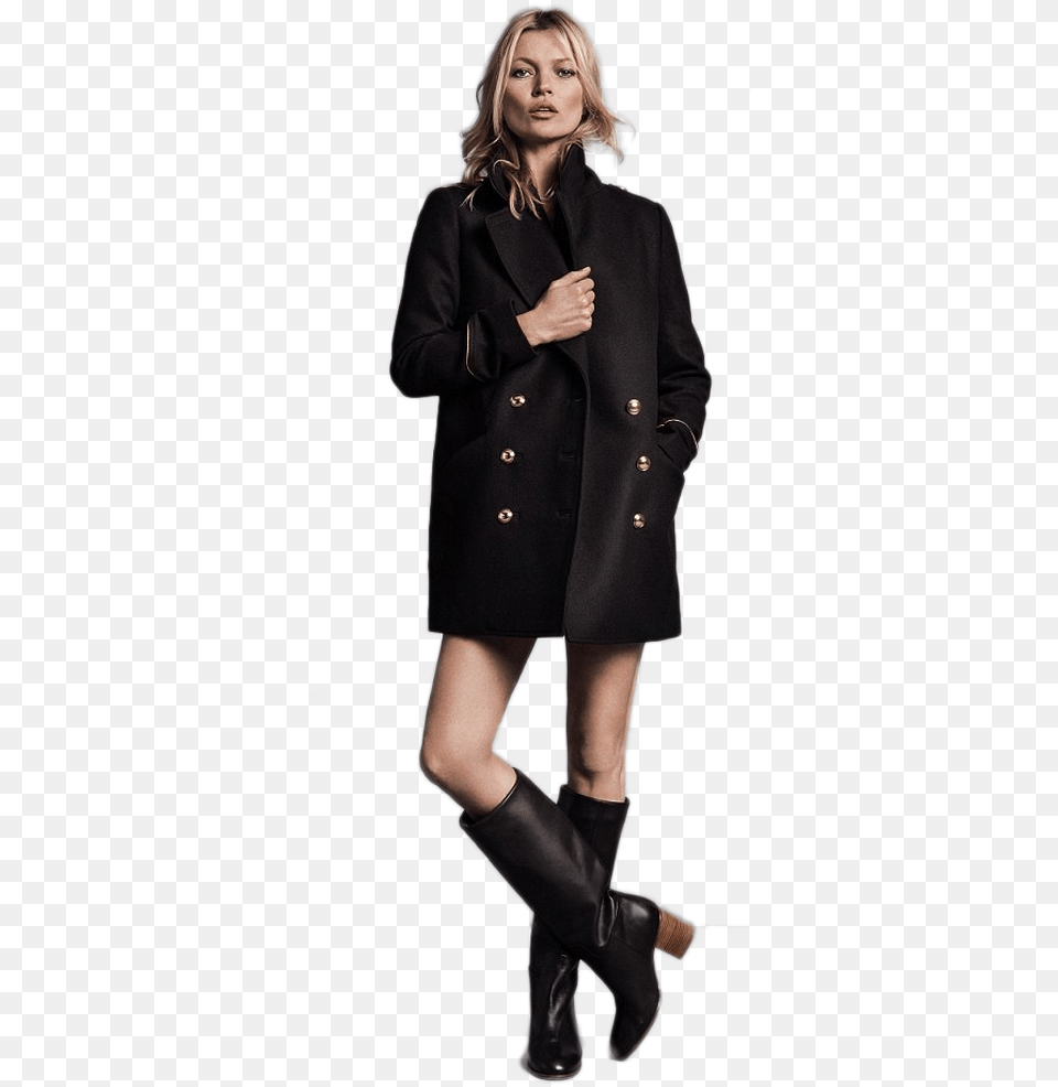 Mango Double Breasted Wool Coat Gold, Adult, Person, Overcoat, Woman Png