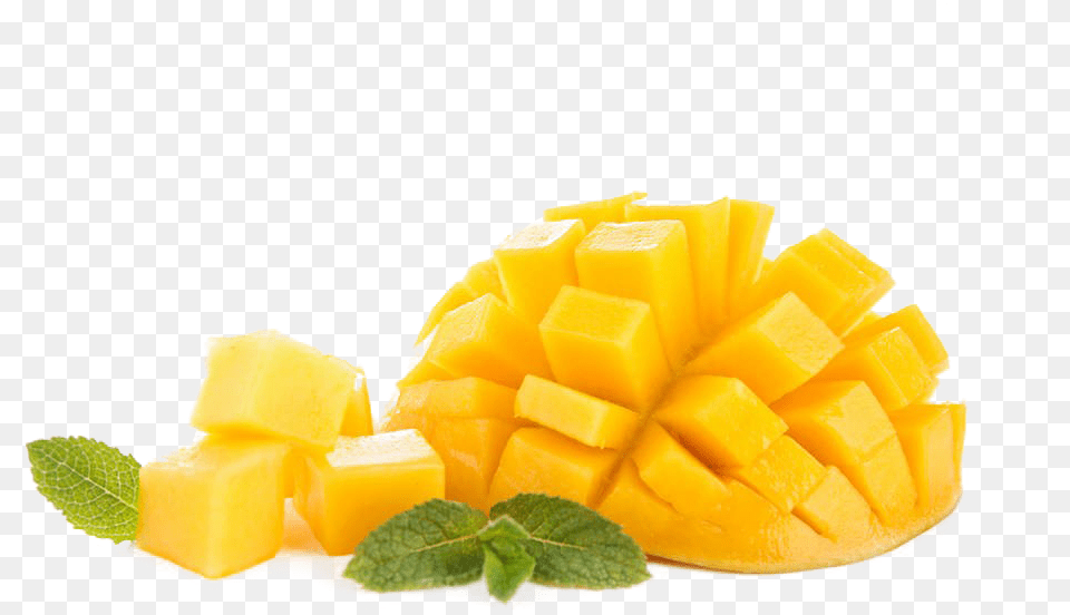Mango Download Mart Transparent Sliced Mango, Food, Fruit, Plant, Produce Png Image