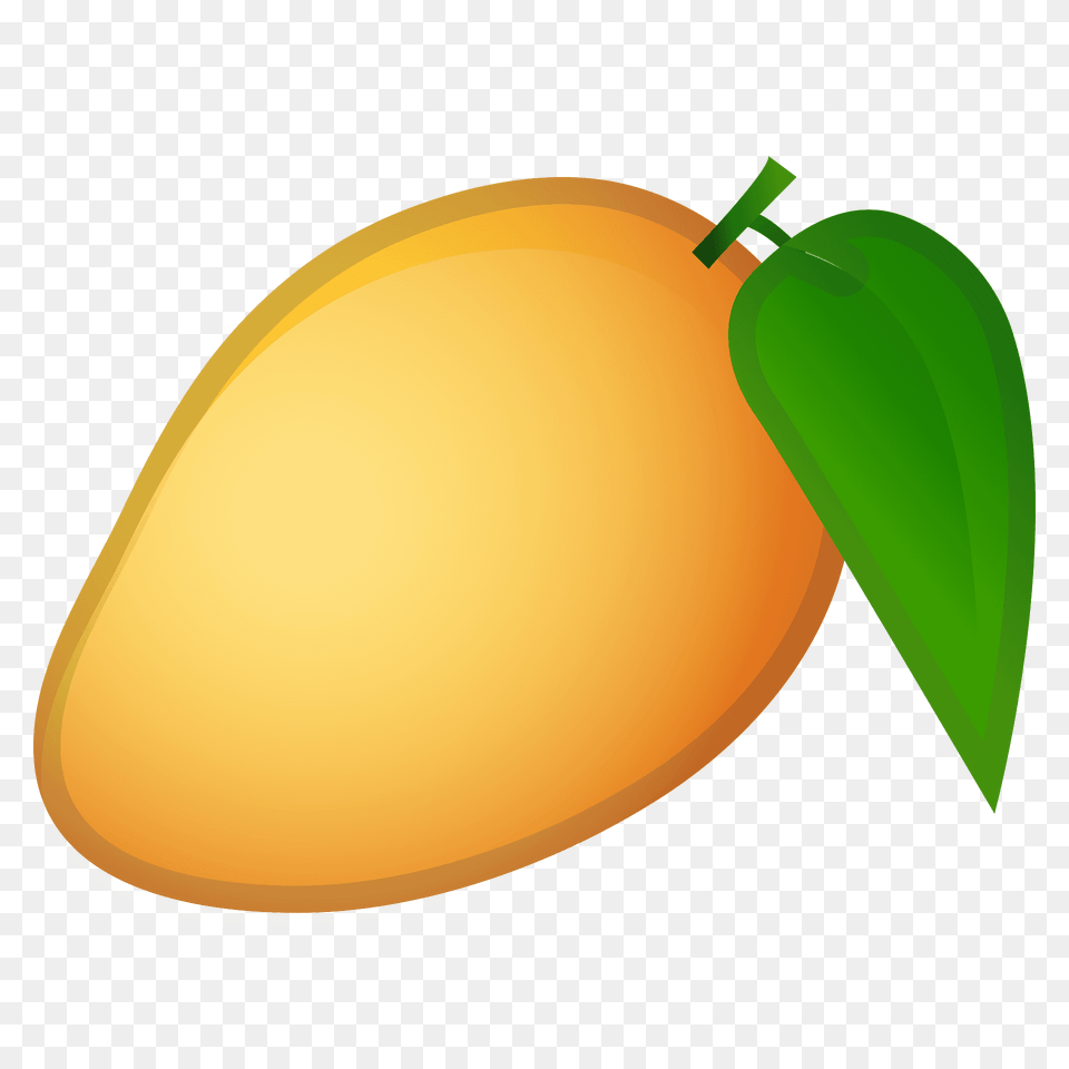 Mango Emoji Clipart, Food, Fruit, Plant, Produce Free Transparent Png