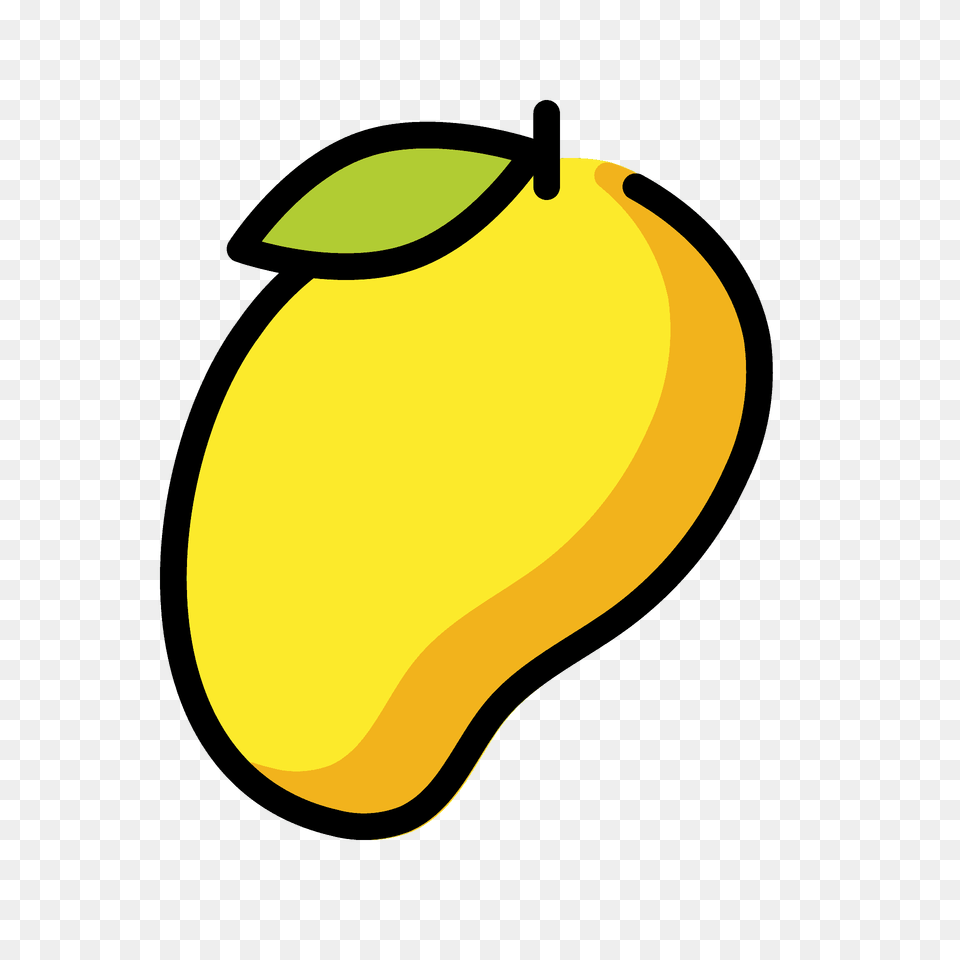 Mango Emoji Clipart, Food, Fruit, Plant, Produce Free Png Download