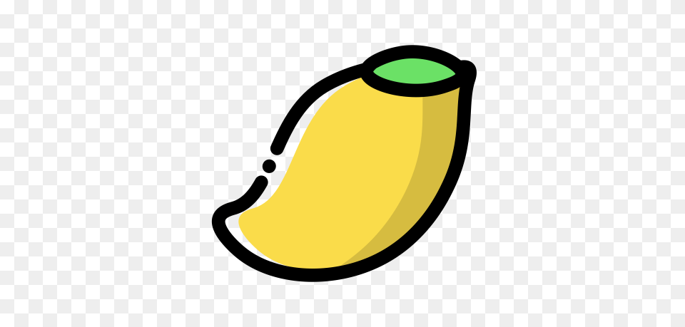 Mango Fill Monochrome Icon With And Vector Format For, Produce, Banana, Food, Fruit Free Transparent Png