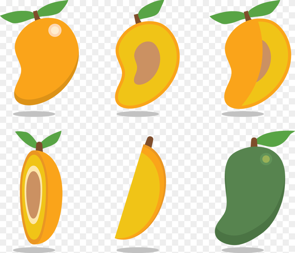 Mango Fruit Vector Fruit Mango Vector, Food, Plant, Produce Free Png Download