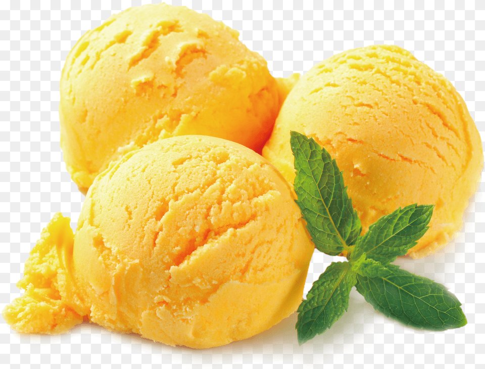 Mango Ice Cream Scoop Png Image