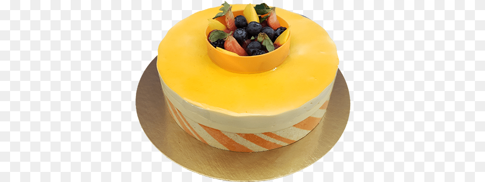 Mango Mousse Cakeclass Mango Mousse Cake 1 Kg, Berry, Plant, Fruit, Food Free Png Download