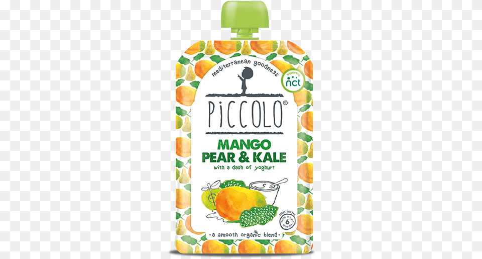 Mango Pear And Kale Piccolo Organic Spring Greens With Hint Of Mint, Produce, Plant, Fruit, Food Png Image