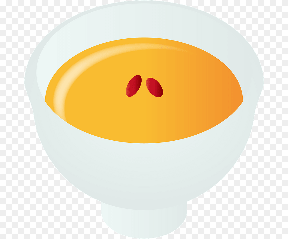 Mango Pudding Dessert Clipart Circle, Bowl, Dish, Food, Meal Free Png Download