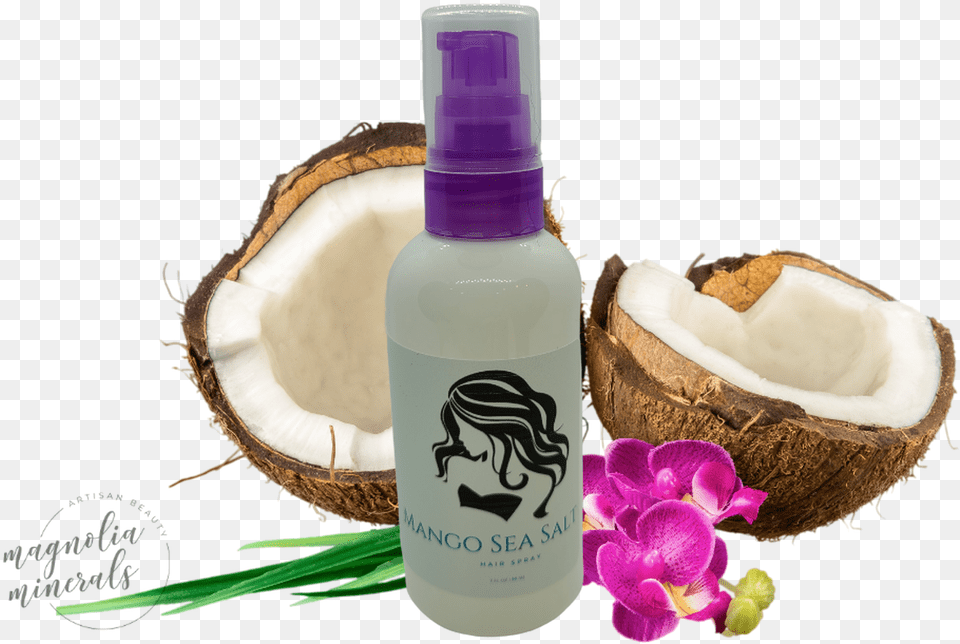 Mango Sea Salt Hair Spray For Beautiful Beach Waves Tousled Lotion, Food, Fruit, Plant, Produce Png