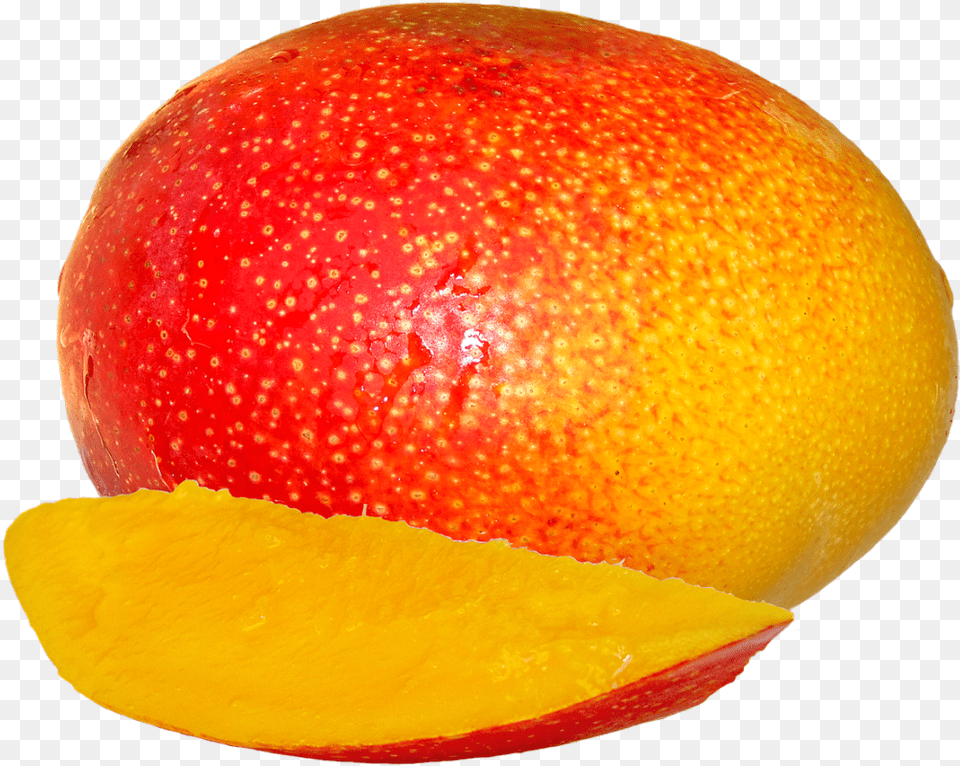 Mango Slice Image Transparent Mango Fruit, Food, Plant, Produce, Citrus Fruit Free Png Download