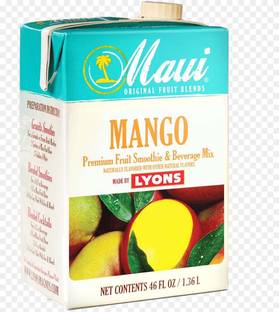 Mango Smoothie Mix Maui Smoothie Mix, Beverage, Juice, Citrus Fruit, Food Free Png
