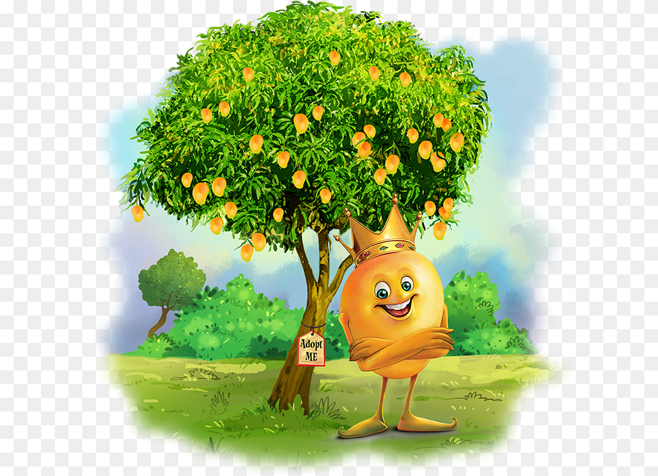 Mango Transparent Image Mango Tree Images Cartoon, Citrus Fruit, Produce, Plant, Vegetation Png