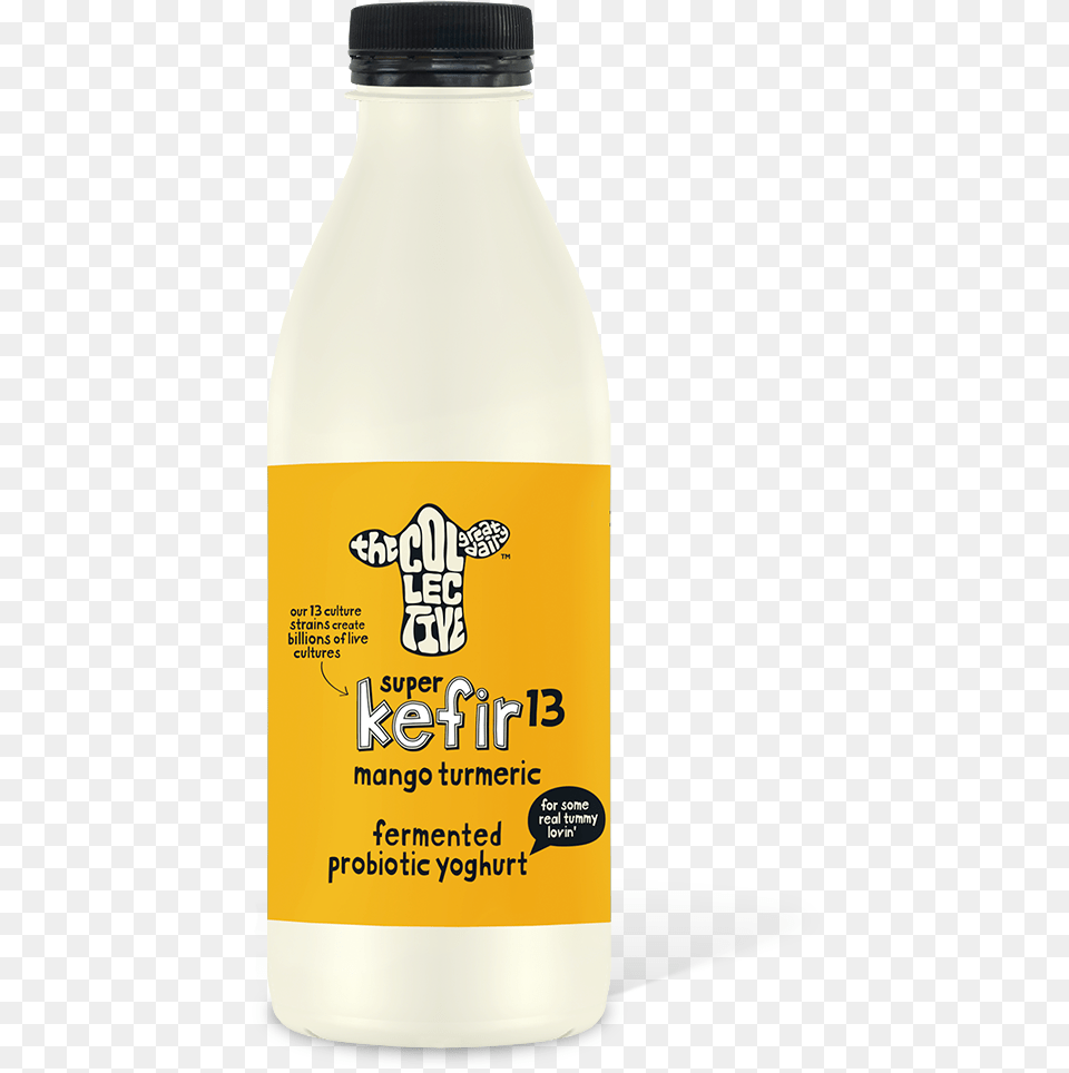 Mango Turmeric Kefir Plastic Bottle, Shaker Free Png