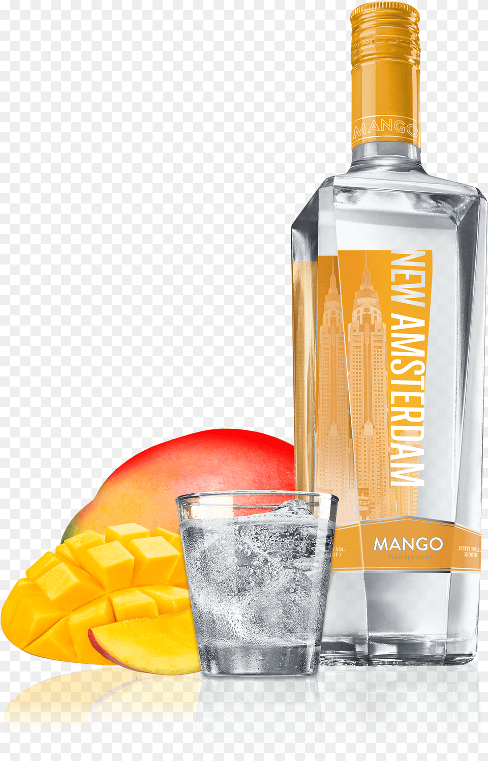 Mango Vodka New Amsterdam Vodka Coconut, Alcohol, Beverage, Liquor, Bottle Free Png Download