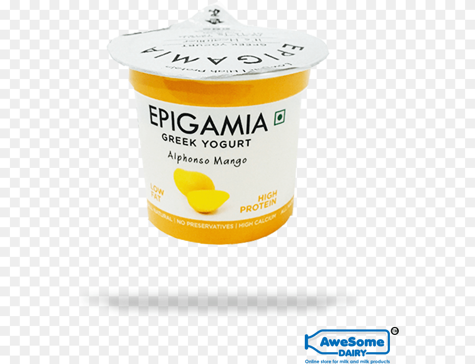 Mango Yoghurt Epigamia Epigamia Greek Yogurt Blueberry, Dessert, Food, Bottle, Shaker Free Transparent Png