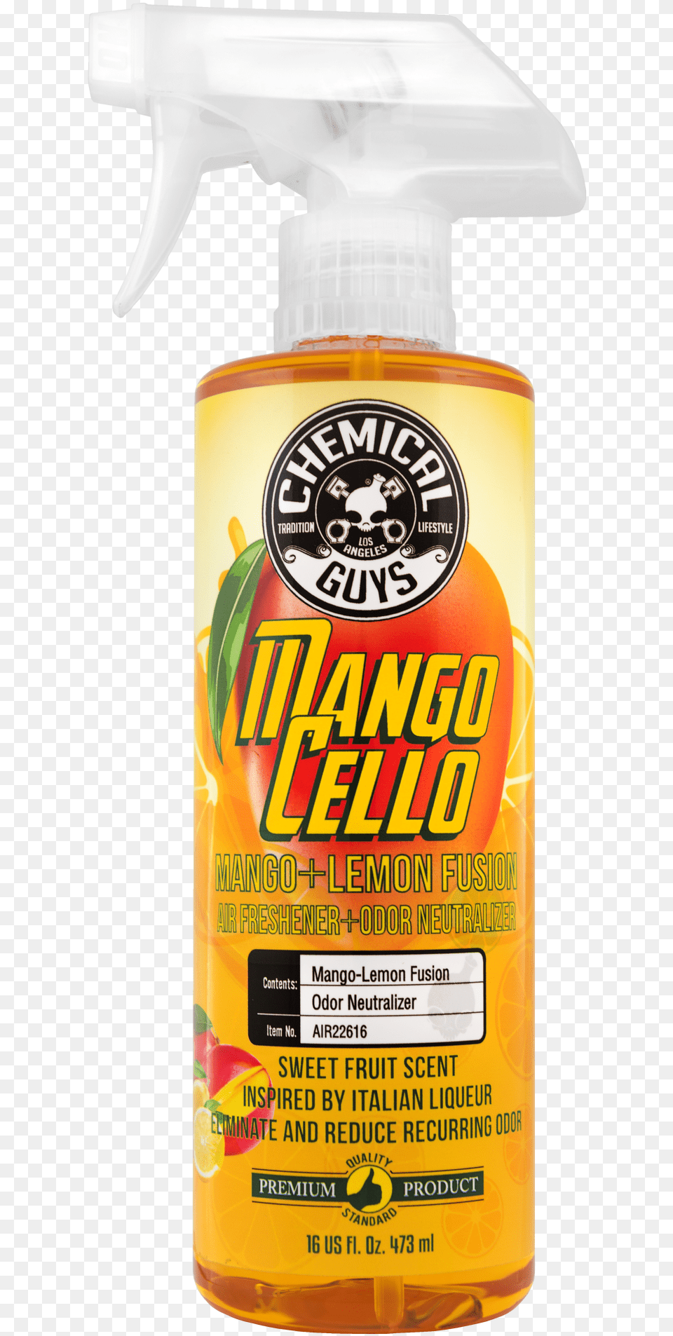Mangocello Air Freshener Chemical Guys Invisible Super Cleaner, Tin, Alcohol, Beer, Beverage Free Png Download