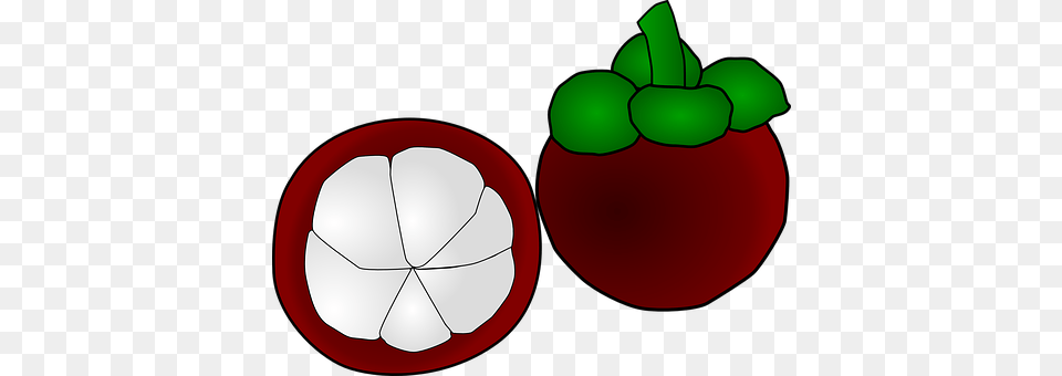 Mangosteen Food, Fruit, Plant, Produce Png Image