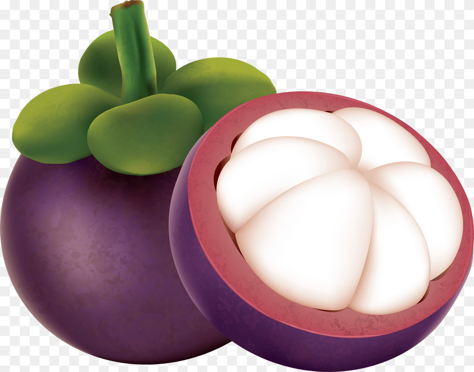 Mangosteen Clipart Black And White Mangosteen Png Image