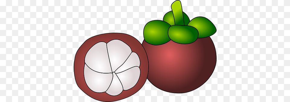 Mangostein Food, Fruit, Plant, Produce Free Png