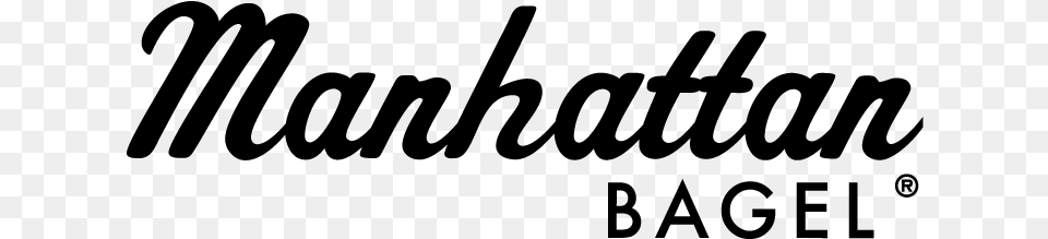 Manhattan Bagel Logo, Gray Png Image