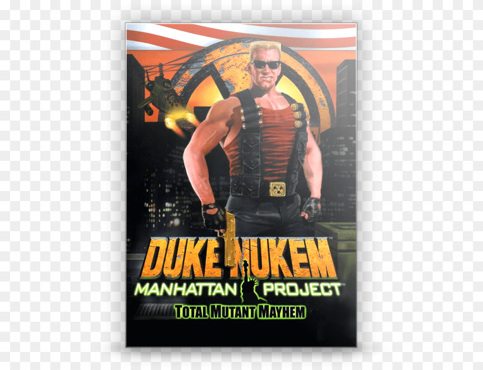 Manhattan Project Duke Nukem Manhattan Project Pc Download, Vest, Poster, Advertisement, Clothing Free Png